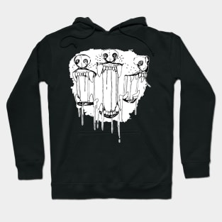 Little Bite - Black Linework Hoodie